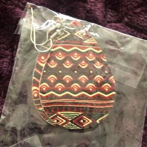 Bohemian Patterned Teardrop Earrings